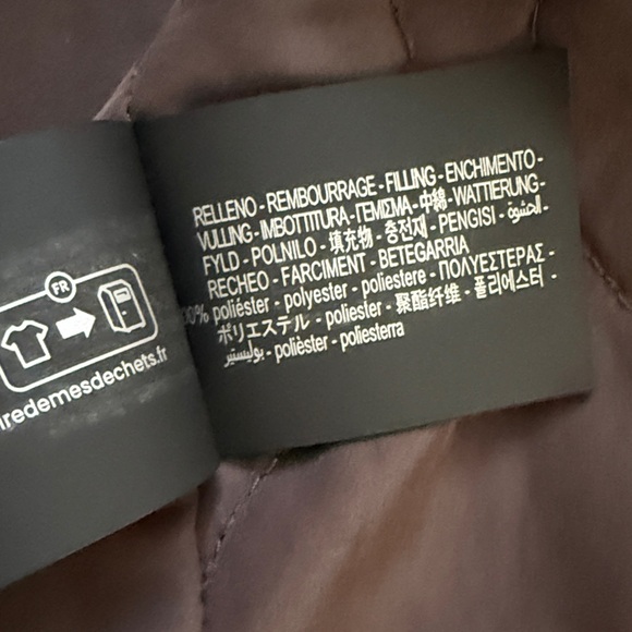 Zara Kids Chocolate Brown Leather Jacket with Hood - Picture 3 of 9